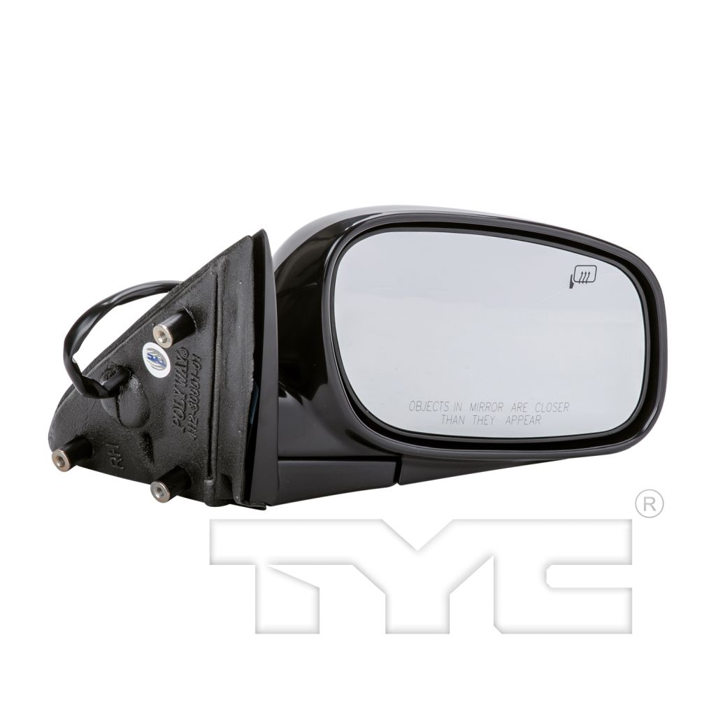 LINCOLN TOWN CAR DOOR MIRROR RIGHT (Passenger Side) POWER/HEATED (WO/MEMORY&DIMMER)(FM 3-9-04)(SINGLE OVAL SOCKET) OEM#4W1Z17682AAB 2004-2008 PL#FO1321328