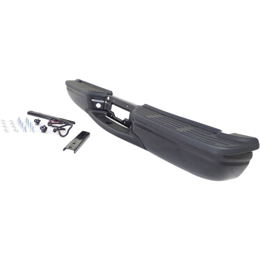 FORD TRUCKS & VANS FORD/PU (F250/350/450/550) Super Duty STEP BUMPER ASSEMBLY BLK(W/O SENSOR) OEM#FO1101121 1999-2007 PL#FO1101121
