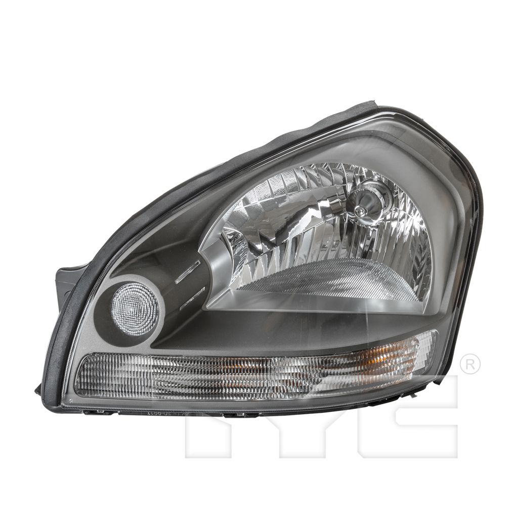 HYUNDAI TUCSON HEAD LAMP ASSEMBLY LEFT (Driver Side) (CLEAR SIGNAL) OEM#921012E050 2005-2009 PL#HY2502133