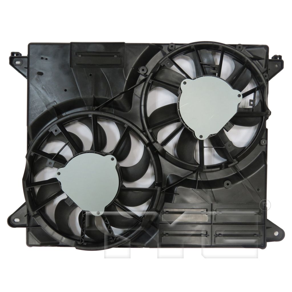 FORD TRUCKS & VANS EDGE RADIATOR & A/C FAN ASSY(DUAL FAN)(2.0L TURBO) OEM#F2GZ8C607A 2019-2022 PL#FO3115223