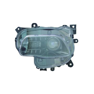 JEEP CHEROKEE HEAD LAMP ASSEMBLY LEFT (Driver Side) (HALOGEN)(BLK)(LOWER) OEM#68102847AE 2014-2016 PL#CH2502249
