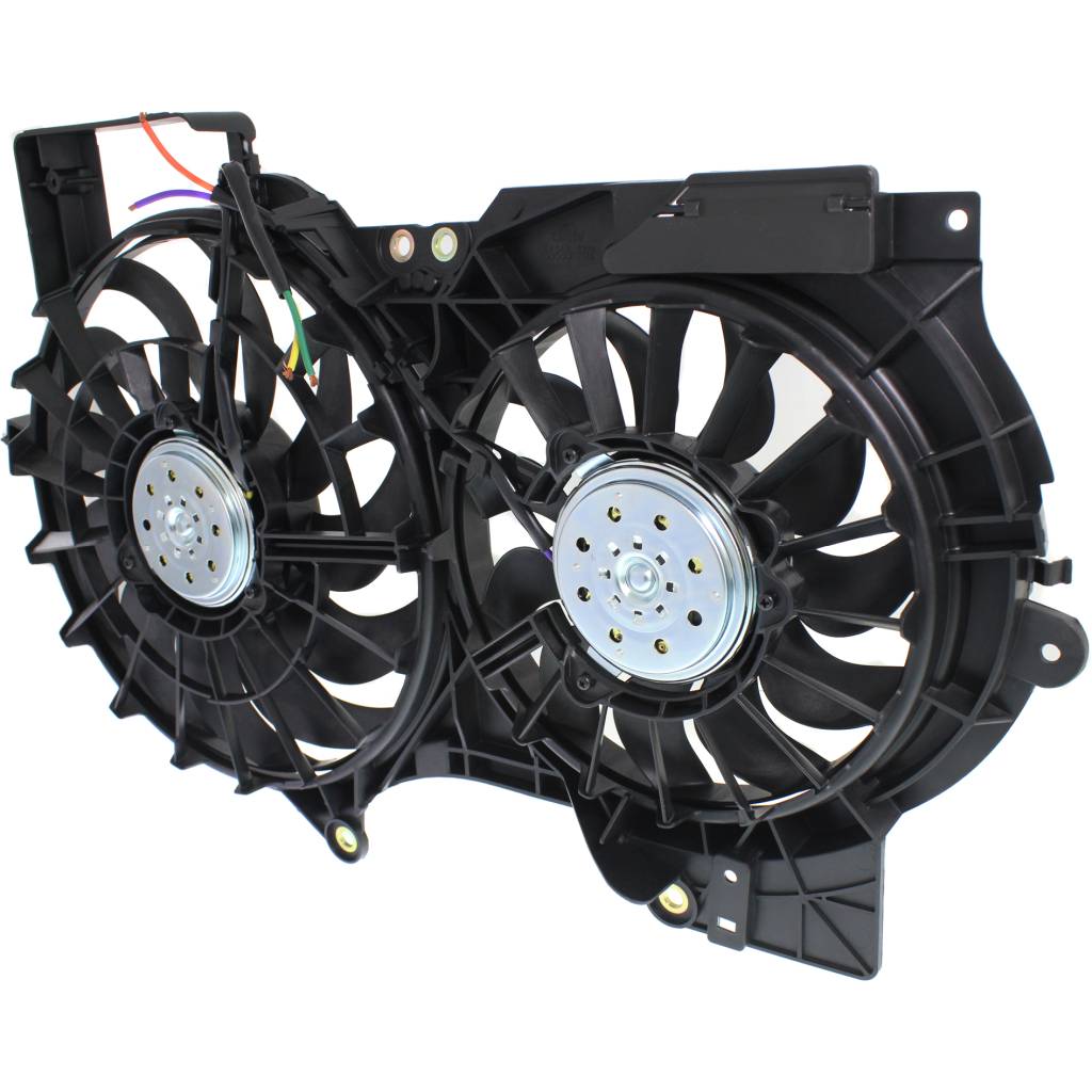 AUDI A6 SEDAN /WAGON RADIATOR & A/C FAN ASSEMBLY 3.0/3.2L (WO/MODULE) OEM#4F0121207A-PFM 2005-2011 PL#AU3115109