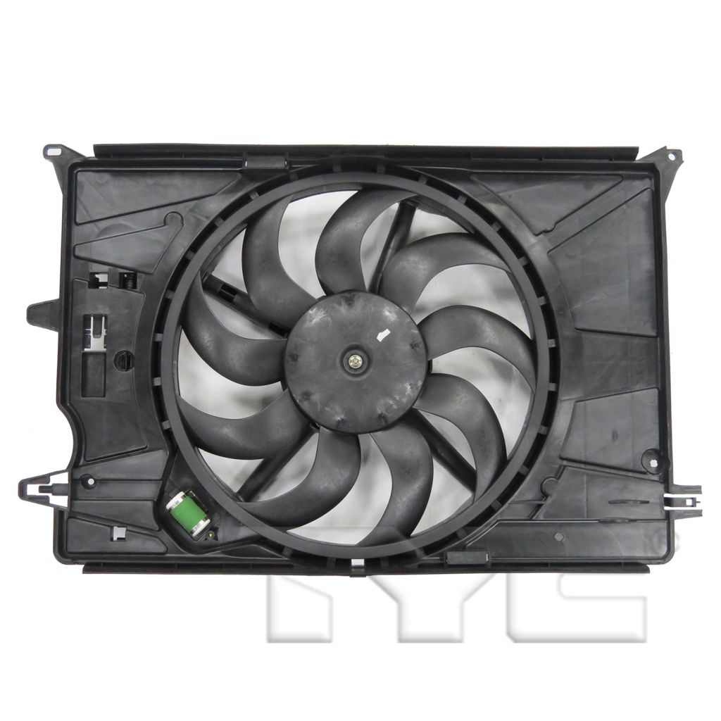 JEEPVEHICLE RENEGADE RADIATOR & A/C FAN ASSY (1.4L TURBO)(TYPE 1) OEM#68256125AA 2015-2018 PL#CH3115182