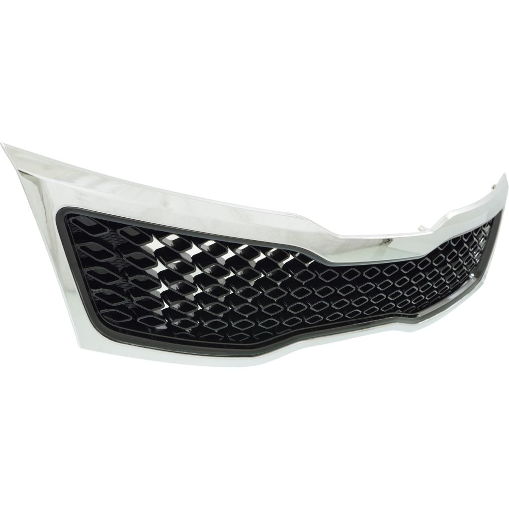 KIA OPTIMA GRILLE ASSEMBLY CHROME FRAME/BLK INNER (EX/LX) OEM#863502T000 2011-2013 PL#KI1200143