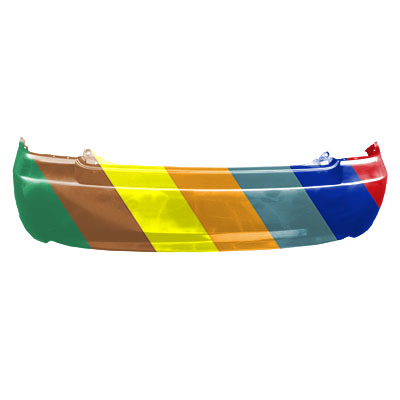HYUNDAI ACCENT HATCHBACK REAR BUMPER COVER PRIMED OEM#866111E100 2007-2011 PL#HY1100152