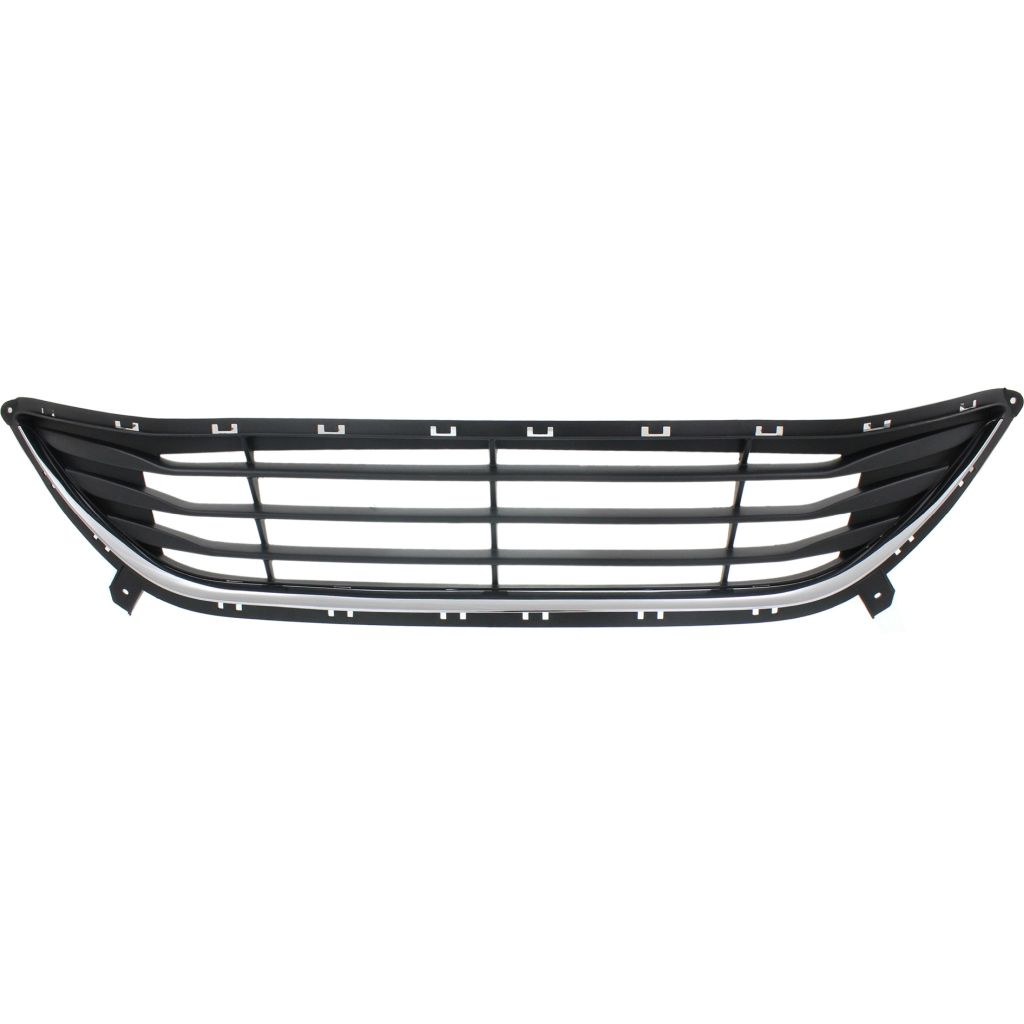 HYUNDAI ELANTRA SEDAN FRONT BUMPER GRILLE BLACK W/LWR OUTER CHROME MOLDING (GLS) **CAPA** OEM#865603Y000 2011-2013 PL#HY1036115C