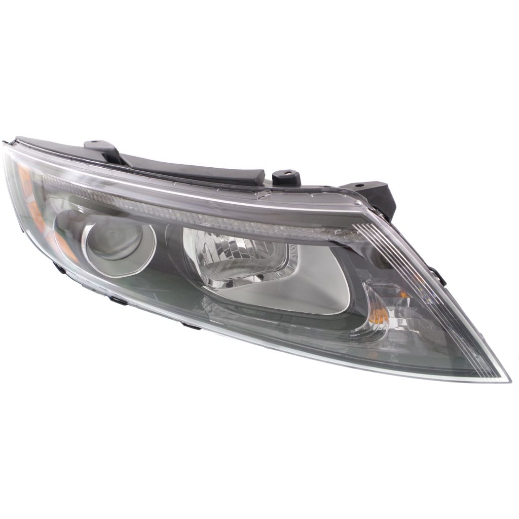 KIA OPTIMA HEAD LAMP ASSY RIGHT (Passenger Side) ( HALOGEN)(W/ LED) OEM#921024C551 2014-2015 PL#KI2503176