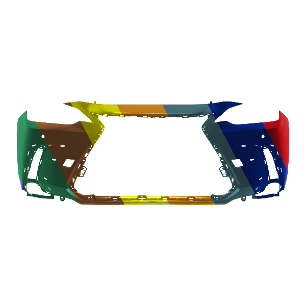 LEXUS NX 250/350 FRONT BUMPER COVER PRIMED (W/F SPORT)(WO/WASH)(W/SENSOR) OEM#52119F6907 2022-2024 PL#LX1000401
