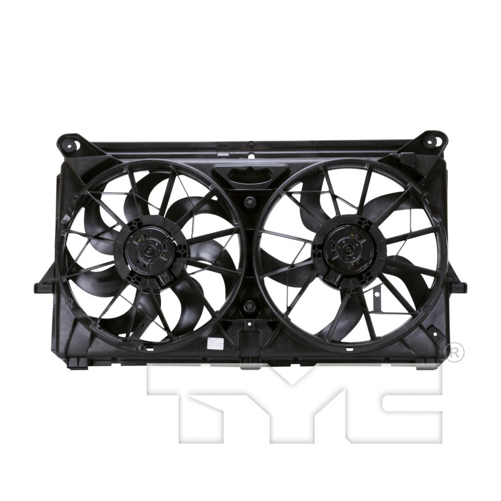 GM TRUCKS & VANS AVALANCHE RADIATOR & A/C FAN ASSEMBLY (5.3L/6.0L)(DUAL FAN) OEM#89023365-PFM 2005-2006 PL#GM3115212