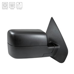 FORD TRUCKS & VANS FORD/PU (F150 EXC HERITAGE) DOOR MIRROR LEFT (Driver Side) PWR REMOTE/HTD/SIGNAL (W/O PUDDLE LAMP)(BLK) OEM#6L3Z17683CA 2004-2006 PL#FO1320242