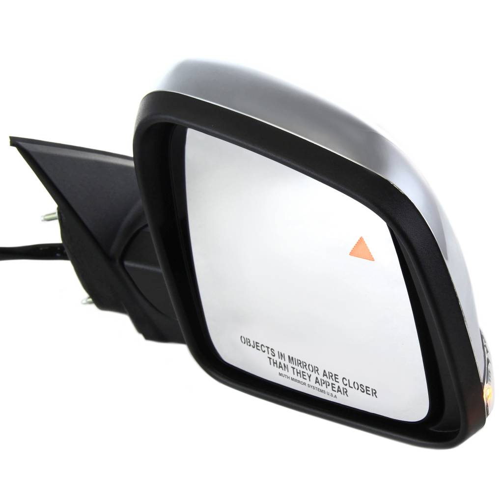 JEEP GRAND CHEROKEE DOOR MIRROR RIGHT (Passenger Side) PWR/HTD/SIGNAL/MEMORY/BLIND DETECT/M-FOLD (CHROME CVR)(WO/AUTO DIM) OEM#68236930AF 2014-2021 PL#CH1321359