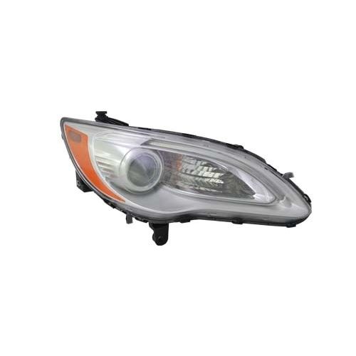CHRYSLER 200 SEDAN HEAD LAMP ASSEMBLY RIGHT (Passenger Side) (CHROME BEZEL) OEM#5182590AC 2011-2014 PL#CH2519140