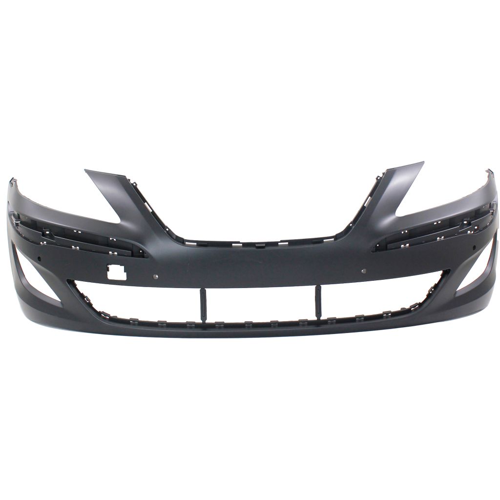 HYUNDAI GENESIS SEDAN FRONT BUMPER COVER PRIMED (W/ PARK ASSIST) OEM#865403M510 2011-2014 PL#HY1000198