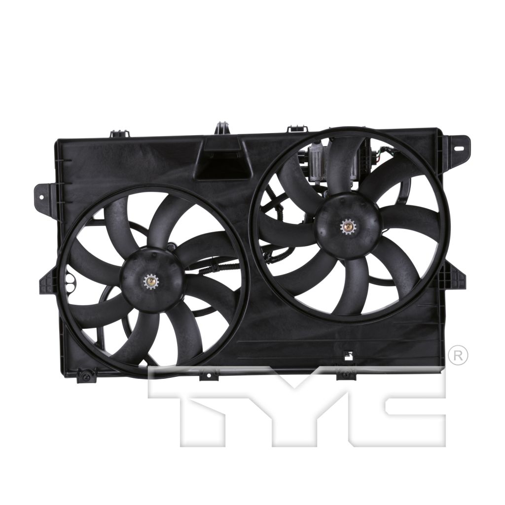 FORD TRUCKS & VANS EDGE RADIATOR & A/C FAN ASSEMBLY (WO/TOWING)(DUAL FAN) OEM#CT4Z8C607B 2007-2010 PL#FO3115177