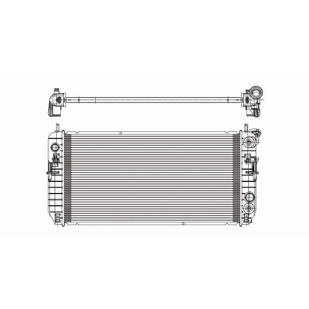 BUICK LUCERNE RADIATOR (3.8/3.9/V6) OEM#25772258 2006-2011 PL#GM3010492