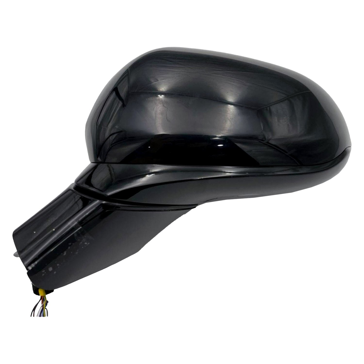 HYUNDAI SANTA FE DOOR MIRROR LEFT (Driver Side) PWR/HTD/PUDDLE (WO/SIGNAL)(BLACK) OEM#87610S2050 2019-2020 PL#HY1320263