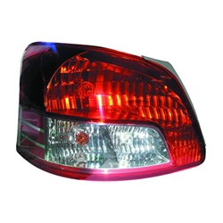 TOYOTA YARIS SEDAN TAIL LAMP UNIT LEFT (Driver Side) (BASE W/O SPORT PKG)**CAPA** OEM#8156152550 2007-2012 PL#TO2818133C