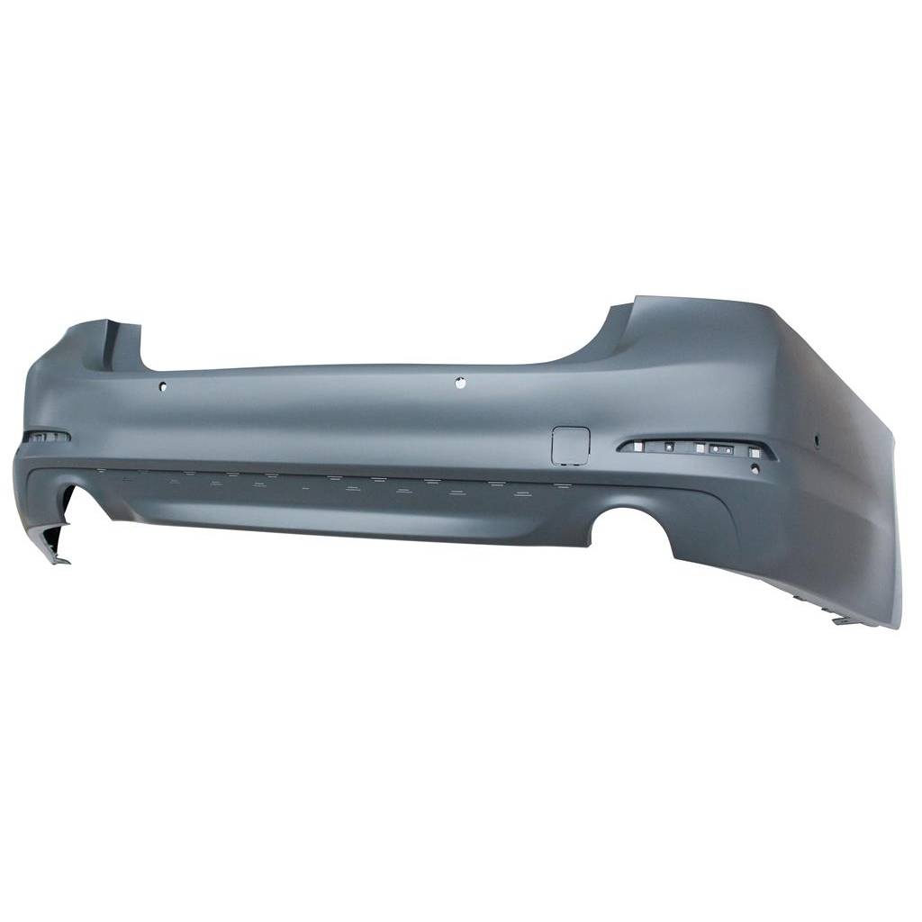 BMW BMW 5 SERIES HYBRID REAR BUMPER COVER PRIMED (WO/M PKG)(W/LUXURY PKG)(W/SENSOR)(W/PARK SYS) OEM#51127475601 2018-2020 PL#BM1100377