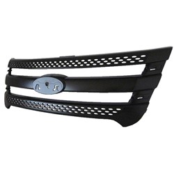 FORD TRUCKS & VANS EXPLORER POLICE UTILITY GRILLE PTD BLACK**CAPA** OEM#BB5Z8200CA 2013-2015 PL#FO1200533C