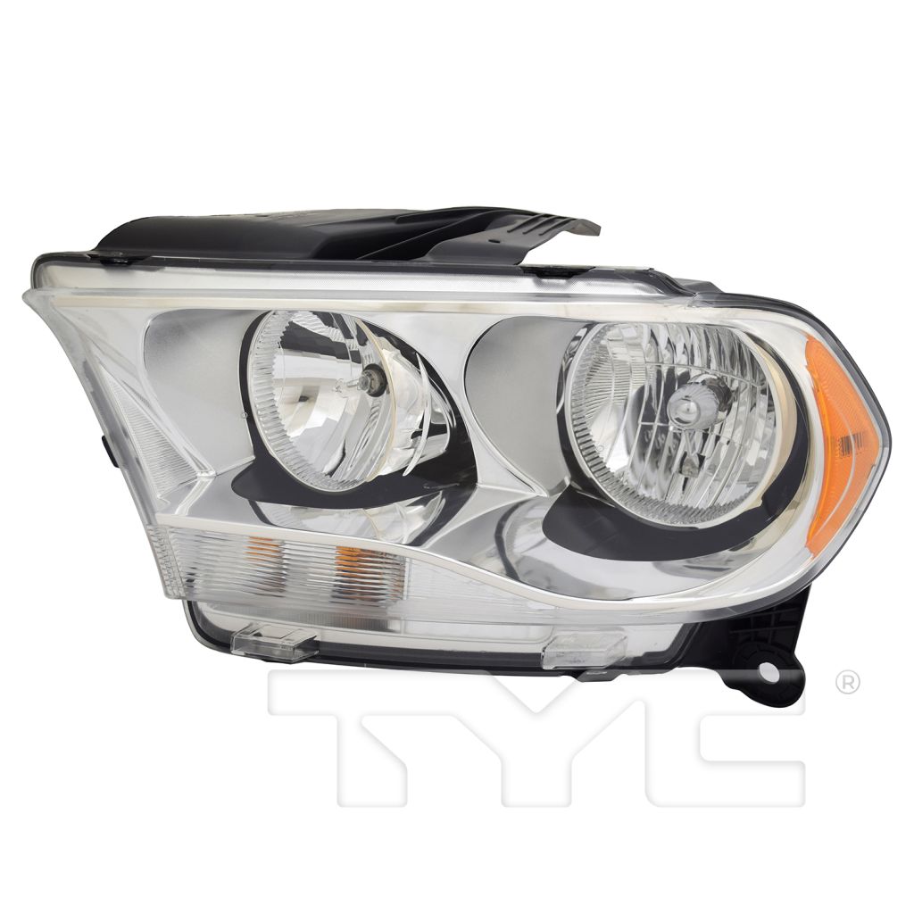 DODGE TRUCKS & VANS DURANGO HEAD LAMP ASSEMBLY LEFT (Driver Side) (HALOGEN)(CHR BEZEL)**CAPA** OEM#55079367AC 2011-2013 PL#CH2502228C