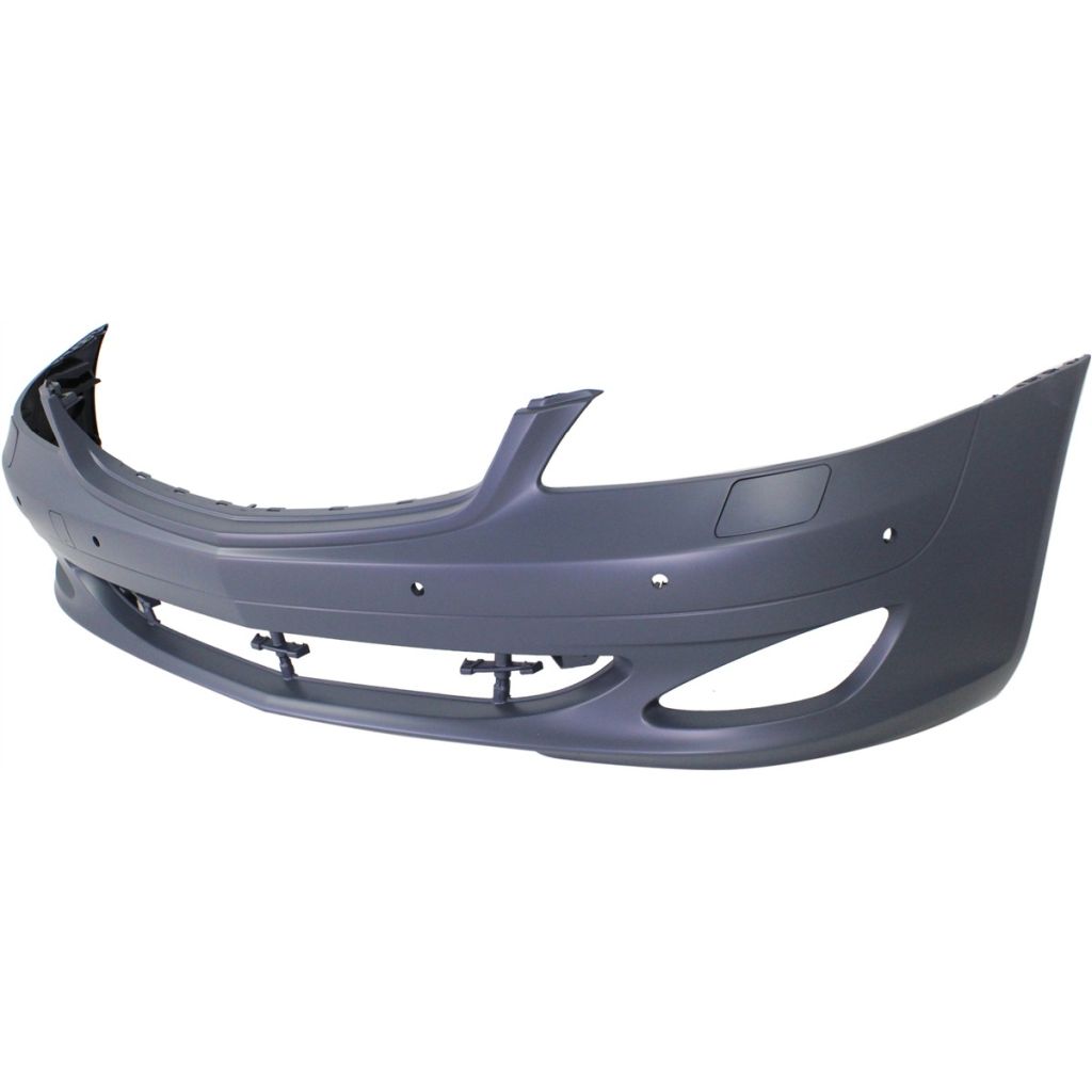MERCEDES-BENZ S-CLASS SEDAN (221) (EXC S400 HYBRID) FRONT BUMPER COVER PRIMED (WO/SPORT)(W/SENSOR)(S550/S600) OEM#22188011409999 2007-2009 PL#MB1000341