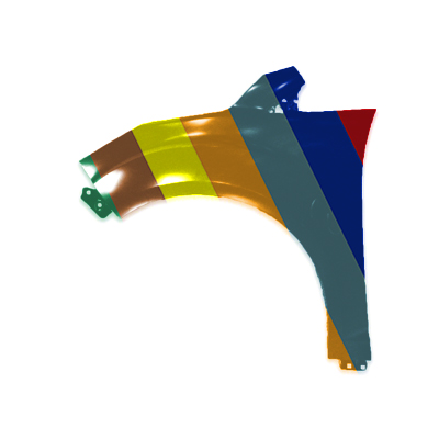 FORD HYBRID/ENERGI FENDER LEFT (Driver Side) (HYBRID)(WO/ROUND HOLE) OEM#DM5Z16006A (P) 2013-2018 PL#FO1240290