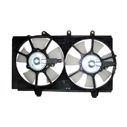 DODGE NEON/SX 2.0 RADIATOR & A/C FAN ASSY (DUAL FAN TYPE)(EXC. 2.4L) OEM#5019212AA-PFM 2001-2003 PL#CH3115130