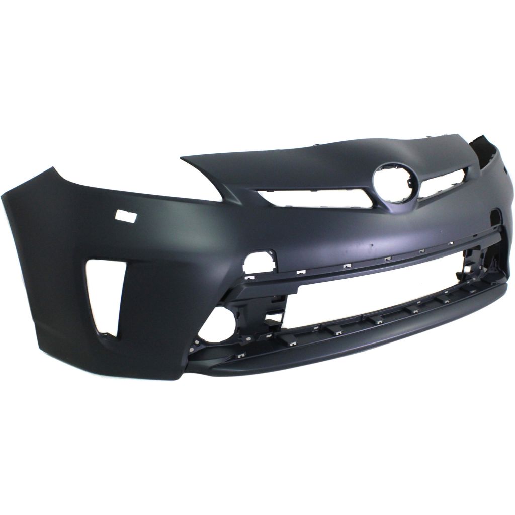 TOYOTA PRIUS (1.8L) FRONT BUMPER COVER PRIMED (W/WASHER)(WO/SIDE SENSOR)**CAPA** OEM#5211947935 2012-2015 PL#TO1000393C