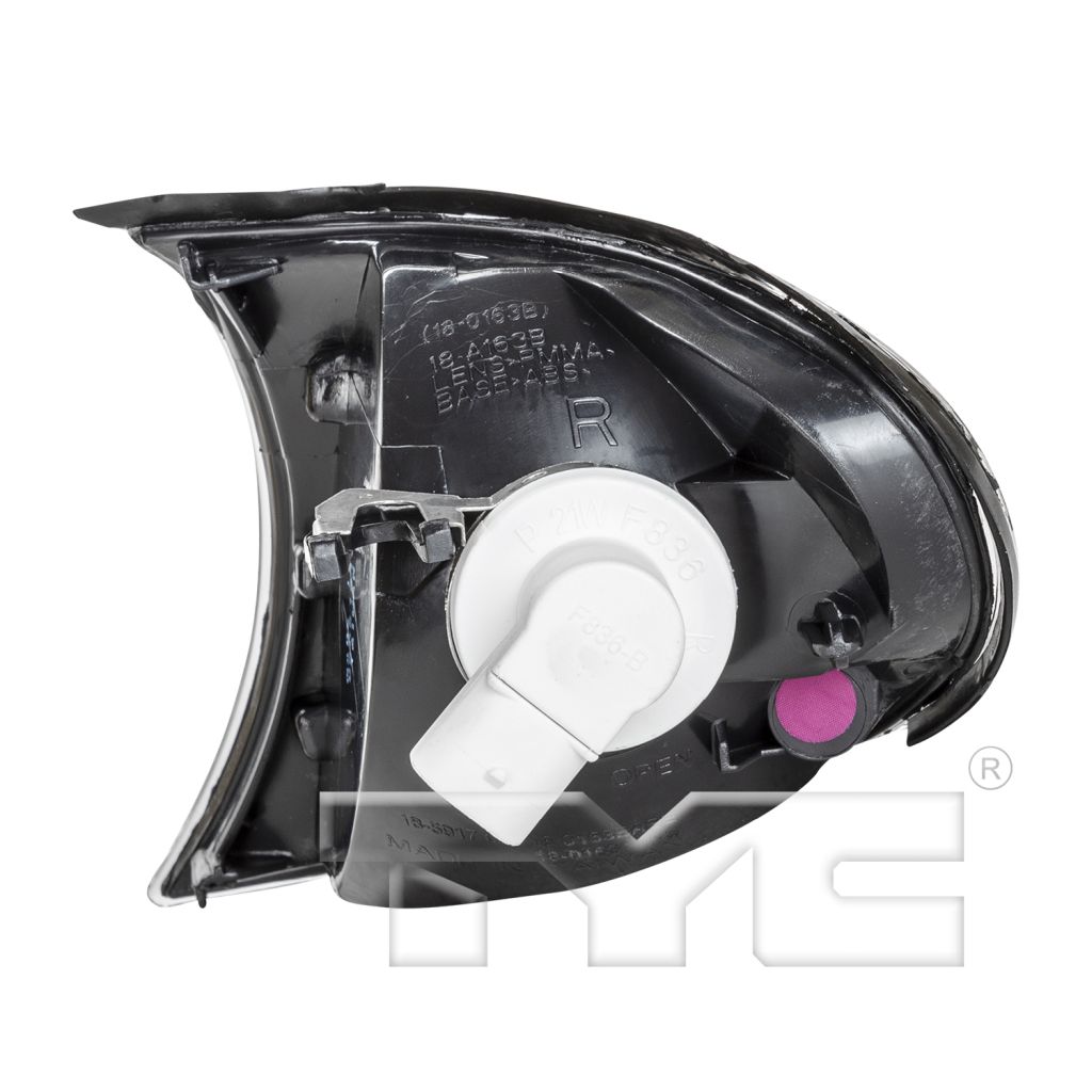 BMW BMW 3( i/xi ) (SEDAN/WAGON) CORNER LAMP RIGHT (Passenger Side) (AMBER SIGNAL W/BLACK BASE) OEM#63137165860 2002-2005 PL#BM2521109