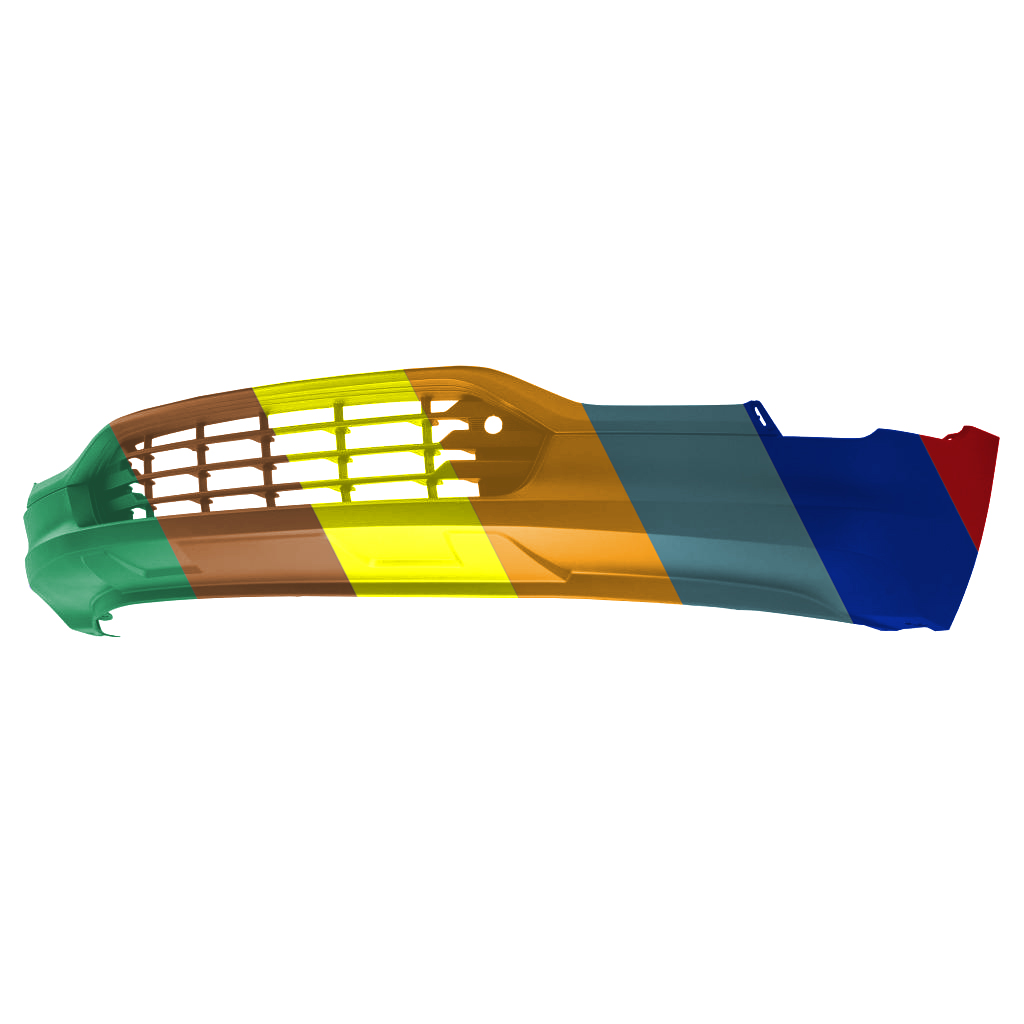 GM TRUCKS & VANS TERRAIN/TERRAIN DENALI (GMC) FRONT BUMPER COVER LOWER TEXTURE (W/BUILT IN GRILLE) (W/BLOCK HEATER)(SL/SLE) OEM#84207761 2018-2023 PL#GM1015146