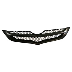 TOYOTA YARIS SEDAN GRILLE UPPER BLACK OEM#5311152460C0 2007-2008 PL#TO1200294