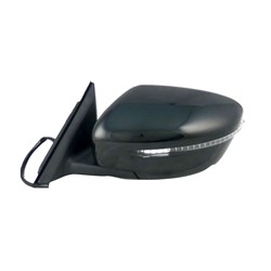 NISSAN(DATSUN) ROGUE (2.5L) DOOR MIRROR LEFT (Driver Side) PWR/N-HTD/SIGNAL (WO/SIDE CAMERA) OEM#963024BA0A-PFM 2014-2016 PL#NI1320254