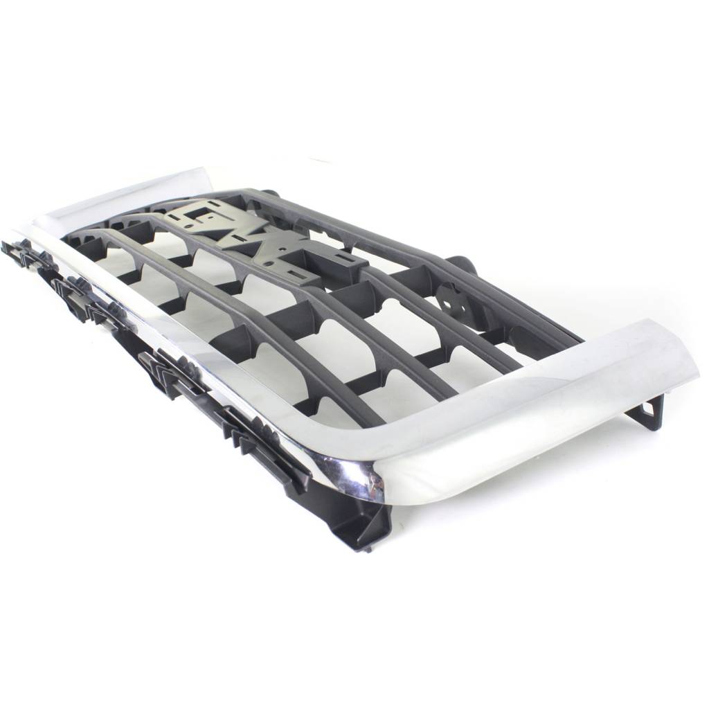 GM TRUCKS & VANS SIERRA/PU 2500/3500 (GMC) GRILLE ASSEMBLY CHR/BLK(CHR FRAME/ 4 BLACK BAR) OEM#25825523 2007-2010 PL#GM1200613