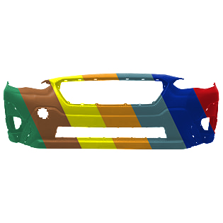 SUBARU CROSSTREK FRONT BUMPER COVER PRM/LWR-TXT (SPORT) OEM#57704FL040 2021-2023 PL#SU1000196