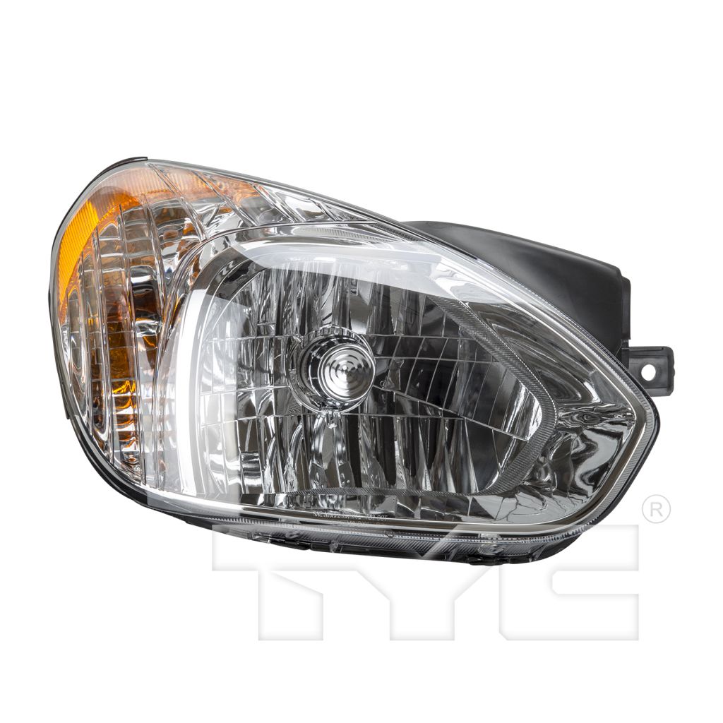 HYUNDAI ACCENT HATCHBACK HEAD LAMP ASSEMBLY RIGHT (Passenger Side) (HEAD/LAMP SOCKET 4HOLE/3PIN) OEM#921021E011 2007-2011 PL#HY2503144
