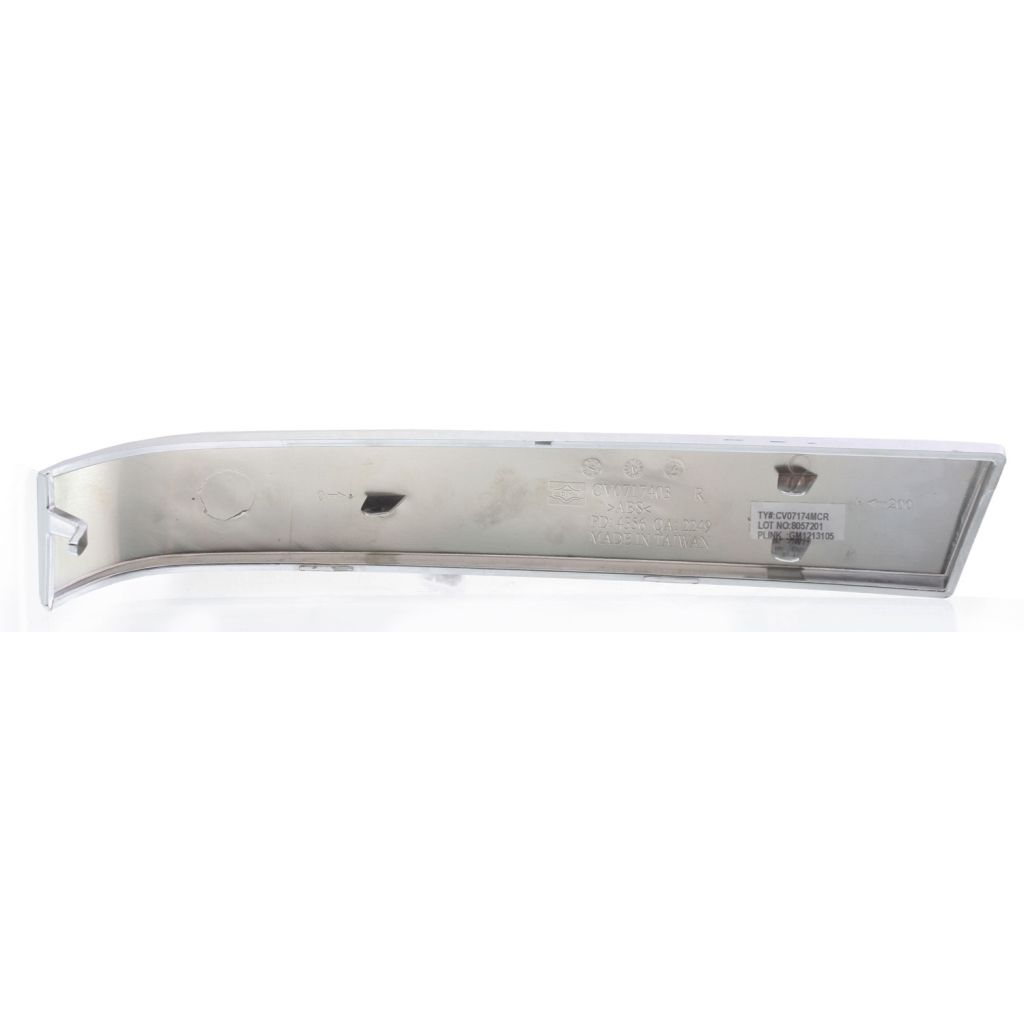 GM TRUCKS & VANS SILVERADO/PU (CHEVY) (07 OLD STYLE) GRILLE MOLDING RIGHT (Passenger Side) CHR(EXC 1500) OEM#10397972 2005-2007 PL#GM1213105