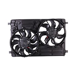 FORD TRUCKS & VANS ESCAPE RADIATOR & A/C FAN ASSEMBLY (2.0L TURBO) (DUAL FAN)(W/TOW) OEM#EJ7Z8C607B 2017-2019 PL#FO3115215