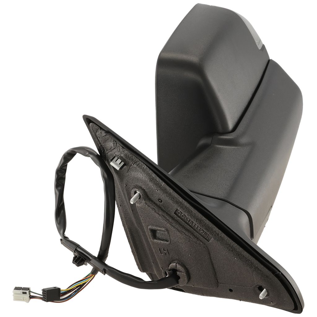 DODGE TRUCKS & VANS DODGE/PU (R2500/3500) DOOR MIRROR LEFT (Driver Side) PWR/HTD/SIGNAL/PUDDLE/PWR-FOLD (WO/MEMORY)(BLACK)(TOW TYPE) OEM#68412883AC 2015-2018 PL#CH1320401