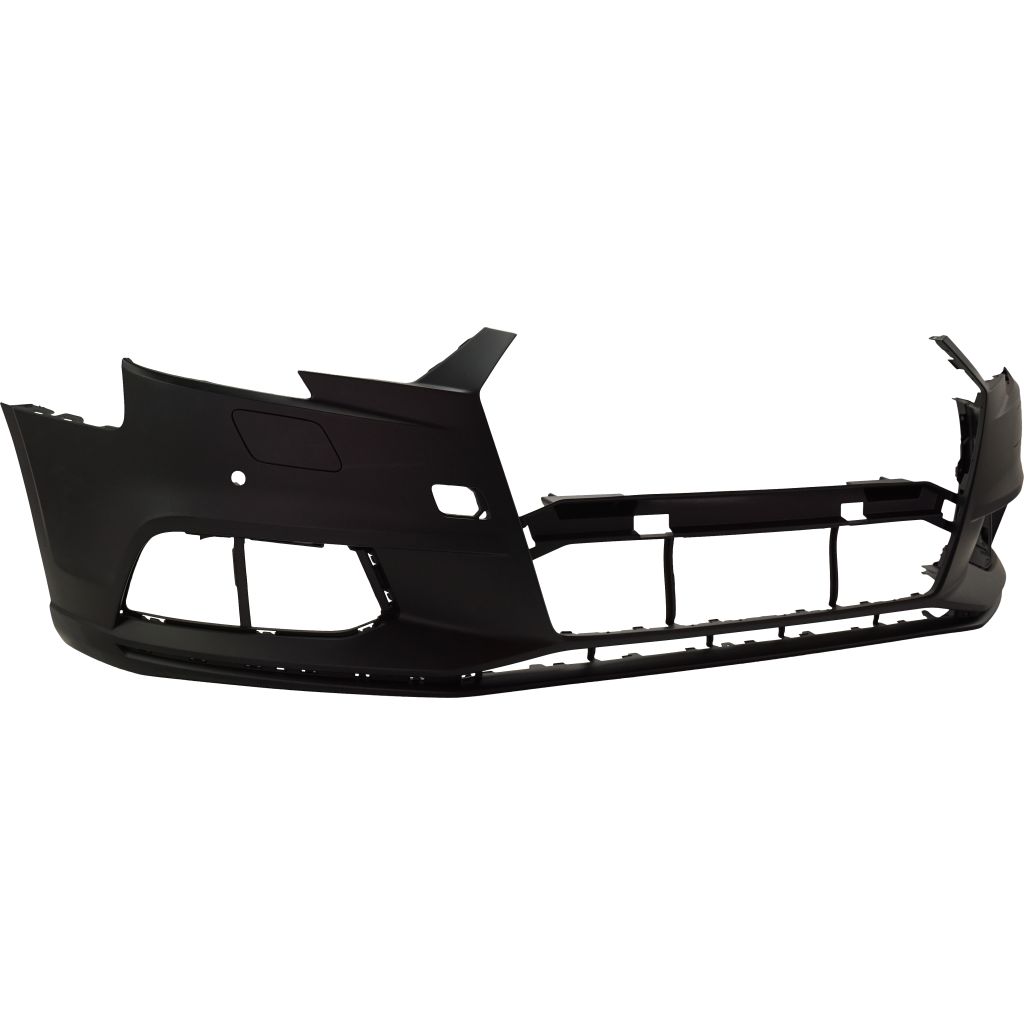 AUDI A3 SEDAN FRONT BUMPER COVER PRIMED (WO/WASH)(W/PK SENSOR)(WO/PK ASSIST)(WO/S-LINE) OEM#8V5807065SGRU 2017-2020 PL#AU1000244