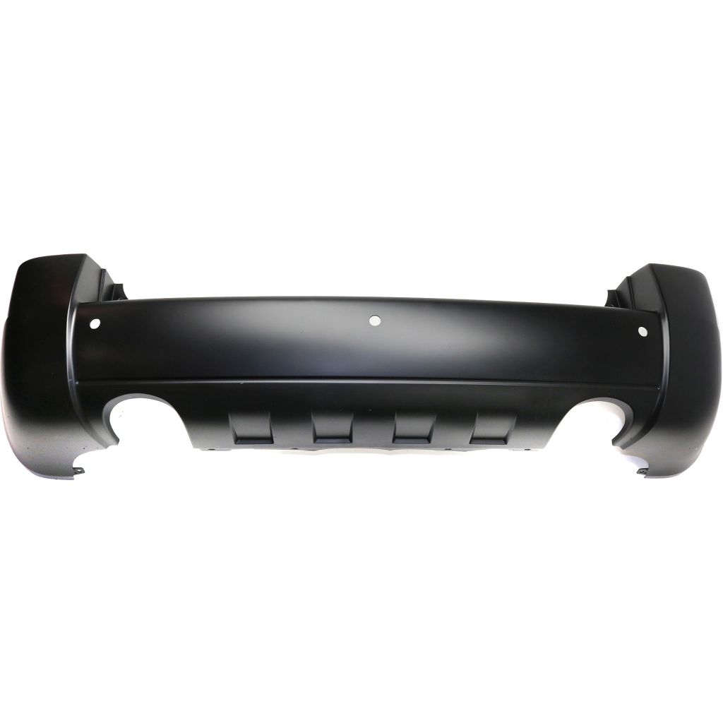 HYUNDAI TUCSON REAR BUMPER COVER SMOOTH PRIMED (2.7L)(W/Sensor)(DUAL EXHAUST CUT) OEM#866102E050 2005-2009 PL#HY1100144