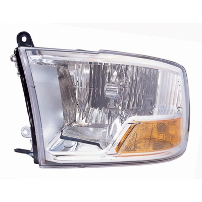 DODGE TRUCKS & VANS DODGE/PU (R2500/3500) HEAD LAMP ASSEMBLY LEFT (Driver Side) (HIGH/LOW BEAM 1 BULB) OEM#55277409AG 2010-2012 PL#CH2502217