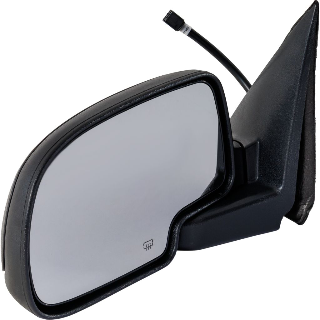 GM TRUCKS & VANS AVALANCHE DOOR MIRROR LEFT (Driver Side) PWR/HTD (W/O LAMP)(TXT-BLACK CVR) OEM#GM1320250 2002 PL#GM1320250
