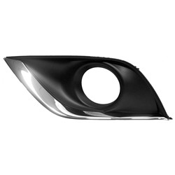 NISSAN(DATSUN) VERSA SEDAN FOG LAMP COVER LEFT (Driver Side) CHR/BLK (W/FOG) OEM#622576W80A 2015-2019 PL#NI1038134