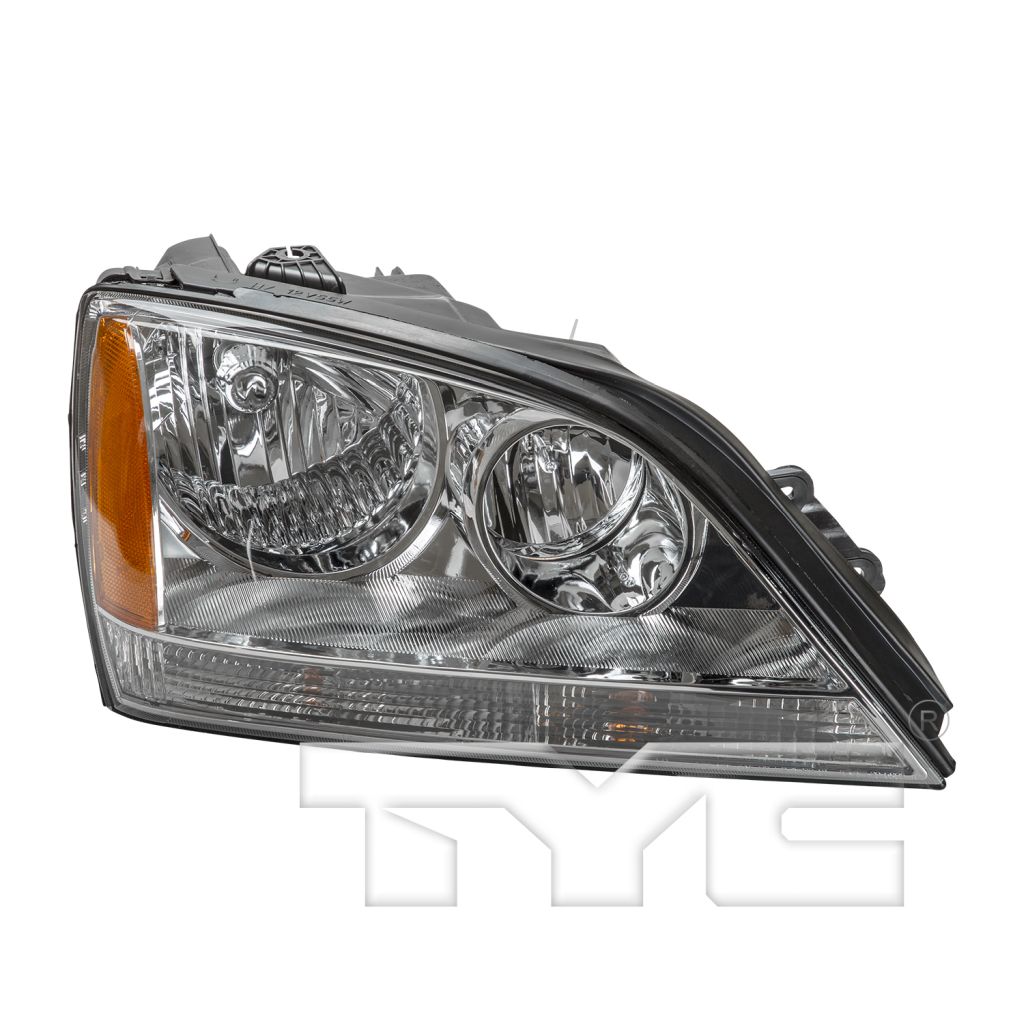 KIA SORENTO HEAD LAMP ASSY RIGHT (Passenger Side) (W/O SPORT PKG) OEM#921023E041 2005-2006 PL#KI2503121