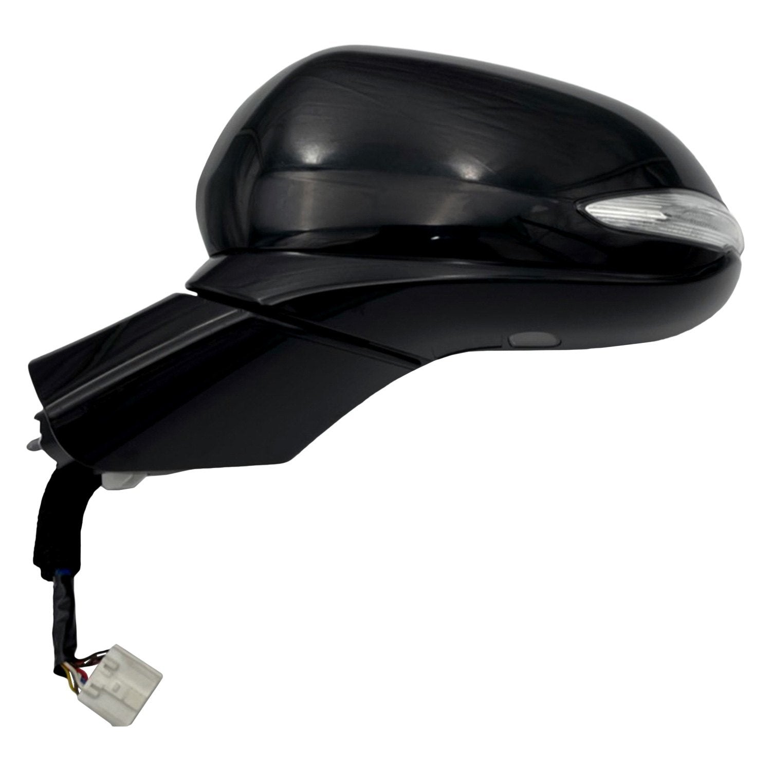 HYUNDAI SANTA FE DOOR MIRROR LEFT (Driver Side) PWR/HTD/SIGNAL/PUDDLE (W/BSD)(WO/CAMERA)(BLACK) OEM#87610S2130 2019-2020 PL#HY1320264