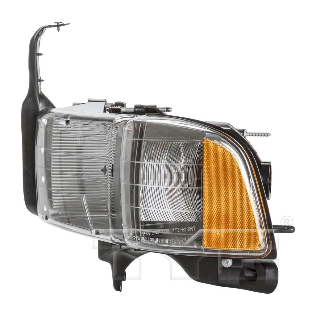 DODGE TRUCKS & VANS DODGE/PU (Exc 02 R1500) (Old Style) HEAD LAMP ASSEMBLY LEFT (Driver Side) (W/SIDE MARKER)(SPORT) OEM#55077025AG 1999-2002 PL#CH2502123