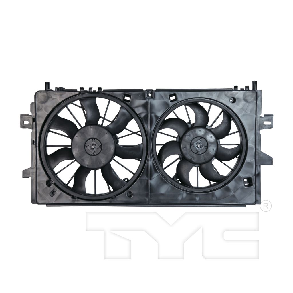 BUICK LACROSSE RADIATOR & A/C FAN ASSY (5.3L)(DUAL FAN) OEM#89018697-PFM 2008-2009 PL#GM3115188