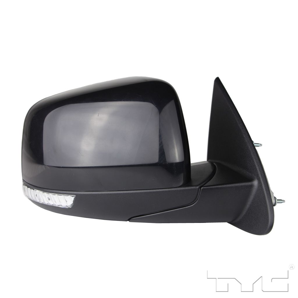 DODGE TRUCKS & VANS DURANGO DOOR MIRROR RIGHT (Passenger Side) PWR/HTD/SIGNAL/MEMORY (W/BSD)(BLACK)(PTM) OEM#5SH46TZZAG 2014-2022 PL#CH1321419