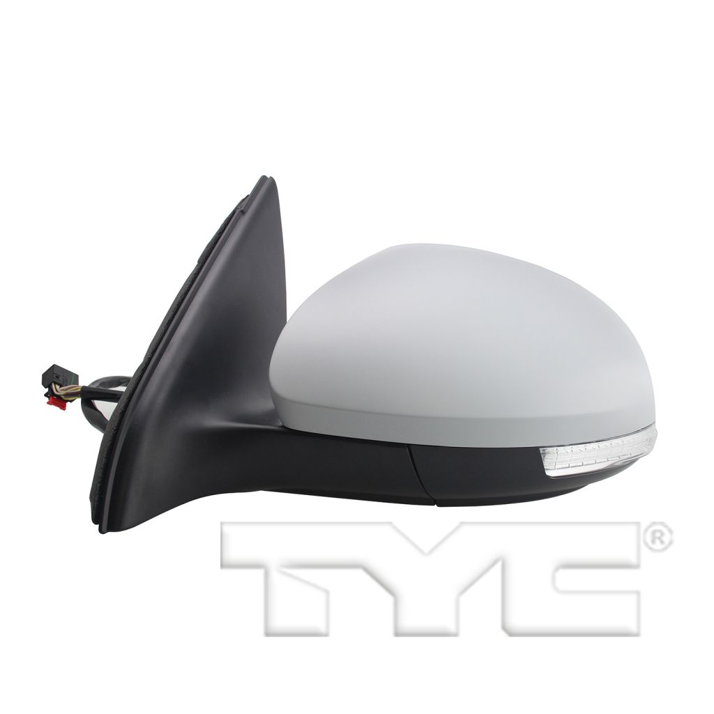 VOLKSWAGEN TIGUAN / TIGUAN LIMITED DOOR MIRROR LEFT (Driver Side) PWR/HTD/SIGNAL/PUDDLE/P-FOLD/MEMORY(FROM 11-08) OEM#5N1857507R9B9-PFM 2009-2018 PL#VW1320140