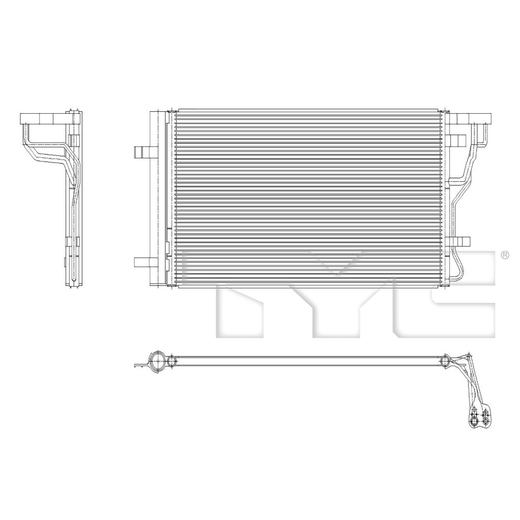 KIA SELTOS A/C CONDENSER 1.6L OEM#97606Q5010 2021-2023 PL#KI3030164